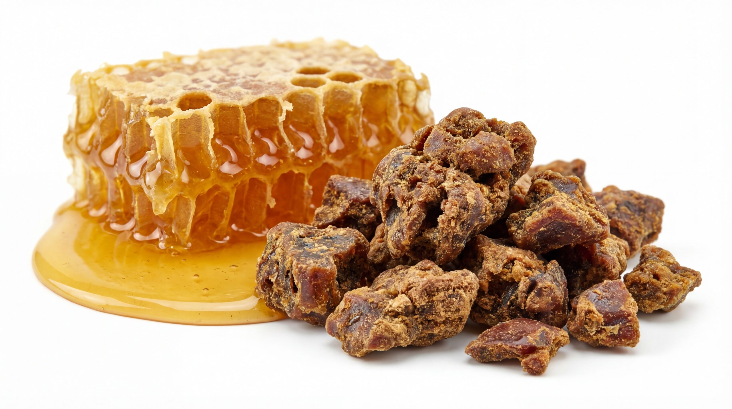 Granules de propolis, produit de la ruche